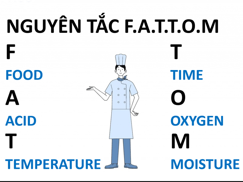 Nguyên tắc FATTOM bảo quản thực phẩm